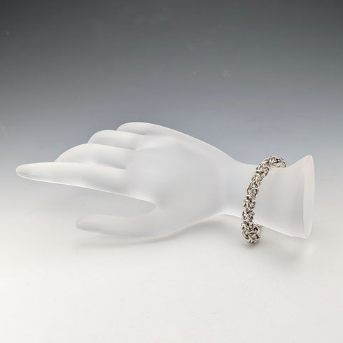 英国復古 純銀製 拜占庭鍊 手鍊 25g SH