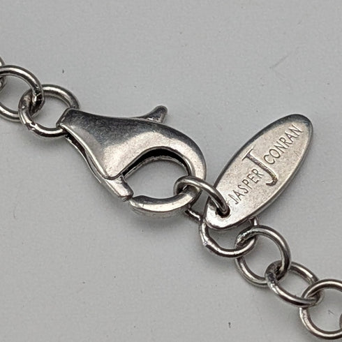 英国ヴィンテージ 純銀製 ドロップ ブレスレット 60g Jasper Conran