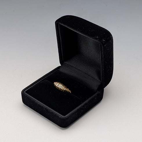 Antique K18 Gold 5-Stone Diamond Ring (Size 13) AH