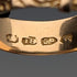 1890s British Antique K18 Gold Belt Design Ring, 4.5g (Size 20)