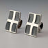 British Vintage Sterling Silver Flag Design Cufflinks - St. Justin