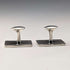 British Vintage Sterling Silver Flag Design Cufflinks - St. Justin