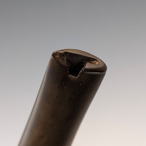 1911年 英国アンティーク 純銀装飾 大型キャラバッシュパイプ Nathan&Hayes