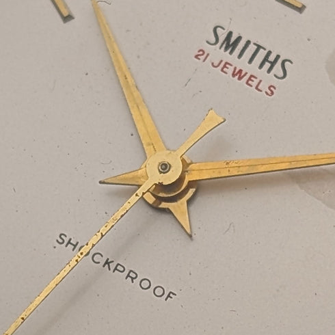 1960年代 英國復古 SMITH 紳士用腕錶 21石機械式 運作良好
