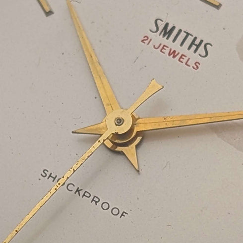 1960年代 英國復古 SMITH 紳士用腕錶 21石機械式 運作良好