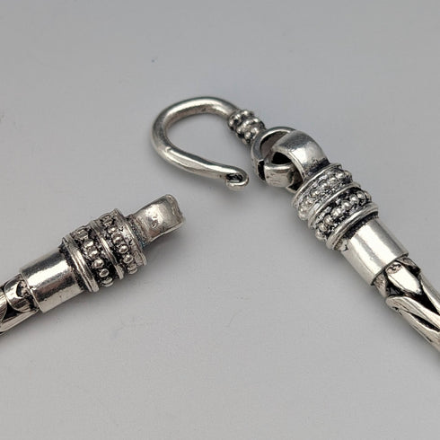 復古純銀製拜占庭鏈項鍊 42cm 47g