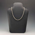 Vintage Sterling Silver Byzantine Chain Necklace, 45cm, 46g, BJB