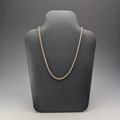 復古 純銀製 Spiga鏈條 項鍊50cm 20.5g