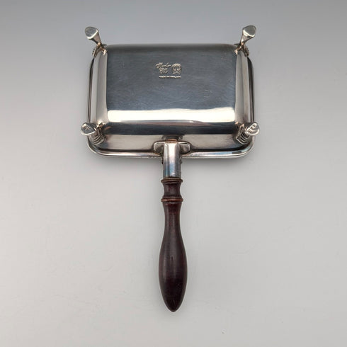 英国ヴィンテージ シルバープレート製 小型サイレントバトラー Barker Ellis