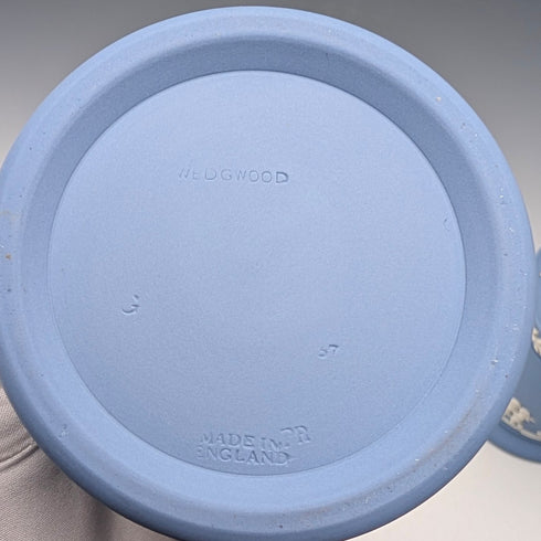 英國復古 Wedgwood Jasperware 茶葉罐盒一對