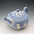 英國復古韋奇伍德茶壺 Jasperware 淡藍色