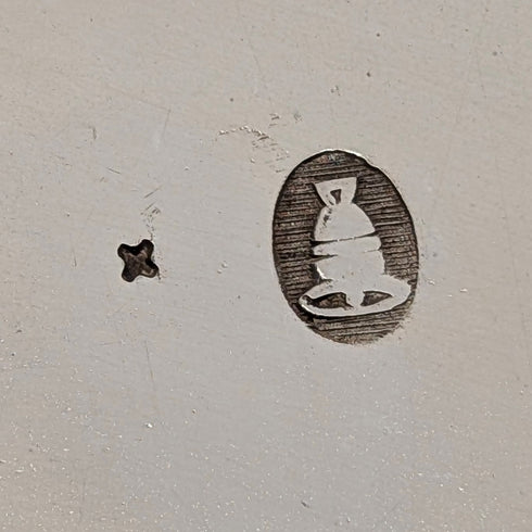 1870年頃 英国アンティーク シルバープレート製 ドラム型ティーポット W&G Sissons