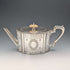 1870年左右 英國古董 鍍銀 鼓型茶壺 W&G Sissons