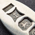 1978 UK Vintage Sterling Silver Small Oval Ingot Pendant with Sterling Silver Necklace Total 4.4g