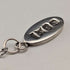 1978 UK Vintage Sterling Silver Small Oval Ingot Pendant with Sterling Silver Necklace Total 4.4g