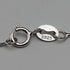 1978 UK Vintage Sterling Silver Small Oval Ingot Pendant with Sterling Silver Necklace Total 4.4g
