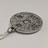 1977 UK Sterling Silver Jubilee Medal Pendant with Sterling Silver Necklace Total 15.9g