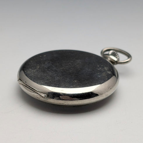 1935年頃 ヴィンテージ オメガ 懐中時計 合金ケース オープンフェース 動作良好