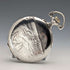 Circa 1900 Antique Lagrange Pocket Watch 800 Silver Case Open Face Works Well
