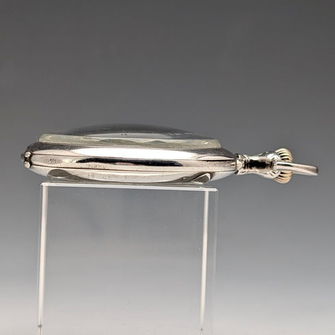 1900年頃 アンティーク ラグランジュ 懐中時計 800シルバーケース オープンフェース 動作良好