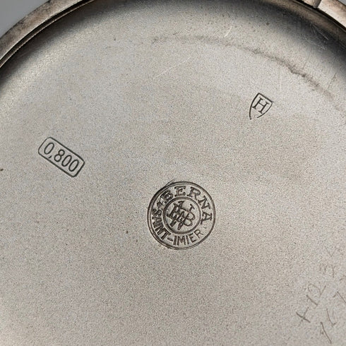 1900年頃 アンティーク ラグランジュ 懐中時計 800シルバーケース オープンフェース 動作良好