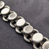 Vintage Sterling Silver Fancy Link Chain Necklace, 45cm, 36g
