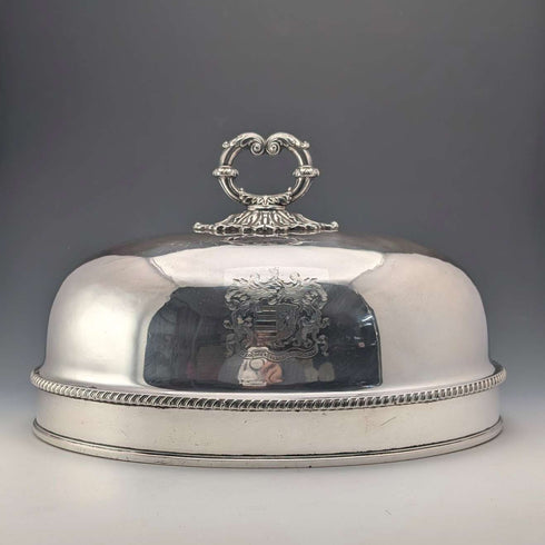 1810年頃 英国アンティーク オールドシェフィールドプレート製 クロッシュ