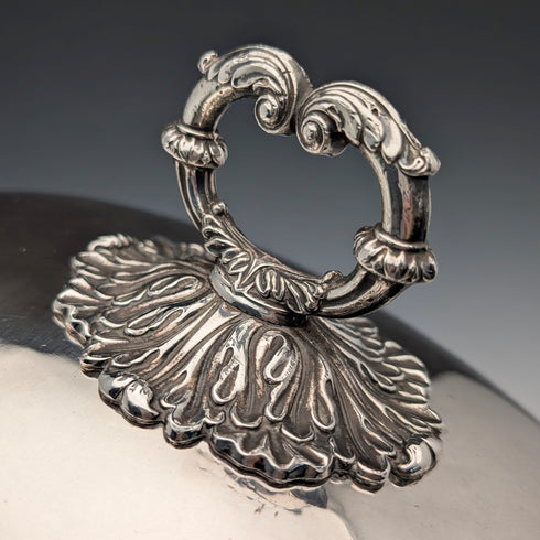 英國古董謝菲爾德老式瓷質鐘罩,約1810年