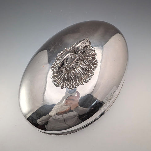 英國古董謝菲爾德老式瓷質鐘罩,約1810年