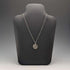 Vintage Saint Christopher Sterling Silver Medal Pendant ② with Sterling Silver Necklace, Total 5.6g