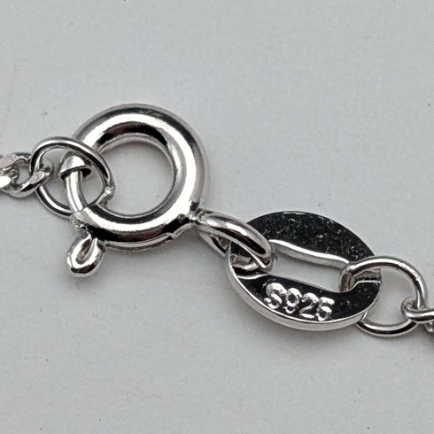 Vintage Saint Christopher Sterling Silver Medal Pendant ② with Sterling Silver Necklace, Total 5.6g