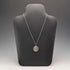 Vintage Saint Christopher Sterling Silver Medal Pendant ③ with Sterling Silver Necklace, Total 7.8g