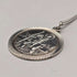 Vintage Saint Christopher Sterling Silver Medal Pendant ③ with Sterling Silver Necklace, Total 7.8g