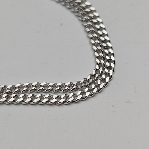 ヴィンテージ 聖クリストファー 純銀製 メダイペンダント③ 純銀ネックレス付 計7.8g