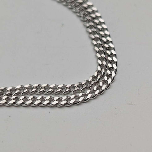 Vintage Saint Christopher Sterling Silver Medal Pendant ③ with Sterling Silver Necklace, Total 7.8g