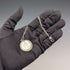 Vintage Saint Christopher Sterling Silver Medal Pendant ③ with Sterling Silver Necklace, Total 7.8g