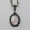 Vintage Mother-of-Pearl Pendant on Sterling Silver Base, with Sterling Silver Necklace, Total Weight 8.1g