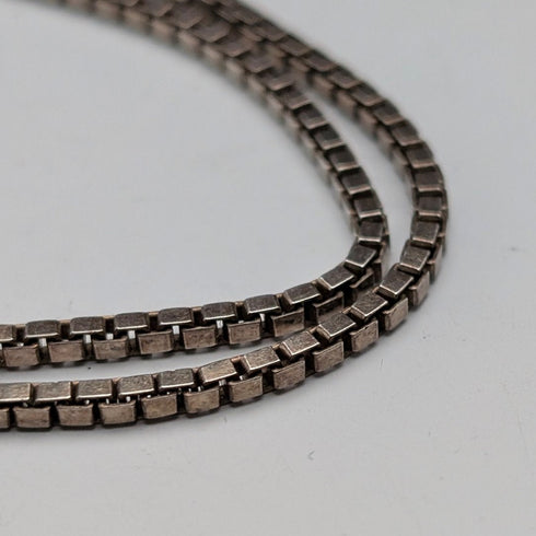 英国ヴィンテージ エレファントヘッド 純銀製ペンダント 純銀金メッキネックレス付 計19g