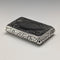 1878 British Antique Sterling Silver Square Snuff Box 50g Hillard&Thomason