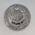 Antique American Art Nouveau Silver Overlay Glass Miniature Perfume Bottle
