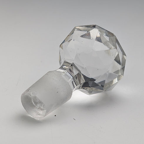 美國新藝術風格古董銀飾小玻璃香水瓶