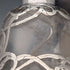 Antique American Art Nouveau Silver Overlay Glass Miniature Perfume Bottle