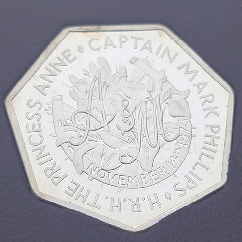 1973年 英国アン王女ご成婚記念 純銀コイン6枚セット 銀重量50g Ppbjoy Mint ltd