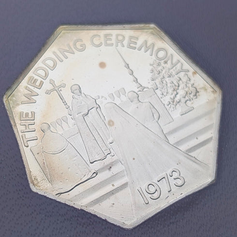 1973年 英国アン王女ご成婚記念 純銀コイン6枚セット 銀重量50g Ppbjoy Mint ltd