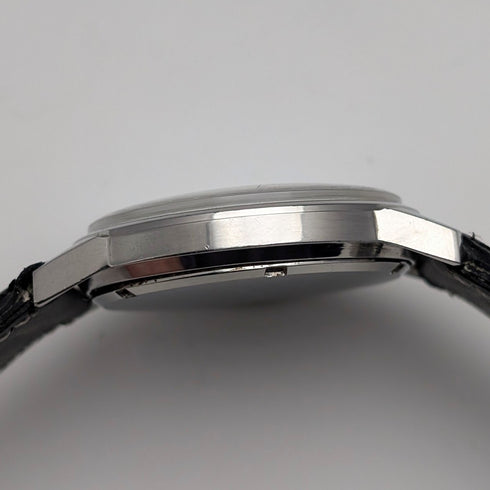 1960年代 英国ガラード 紳士用腕時計 ステンレスケース 17石機械式 ケース付 動作良好