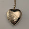 British Vintage 9ct Gold Heart Locket Pendant with RG Necklace