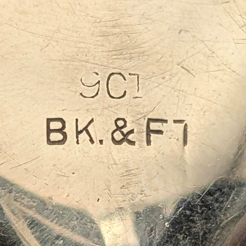 British Vintage 9ct Gold Heart Locket Pendant with RG Necklace