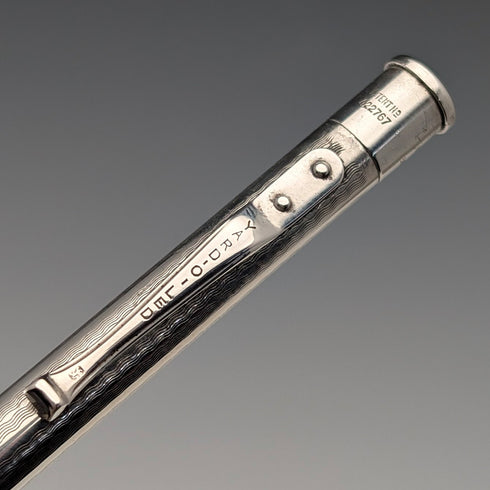 1947年英國Yard O' Red純銀推拉式鉛筆,附筆盒