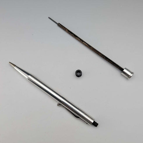 1947年英國Yard O' Red純銀推拉式鉛筆,附筆盒