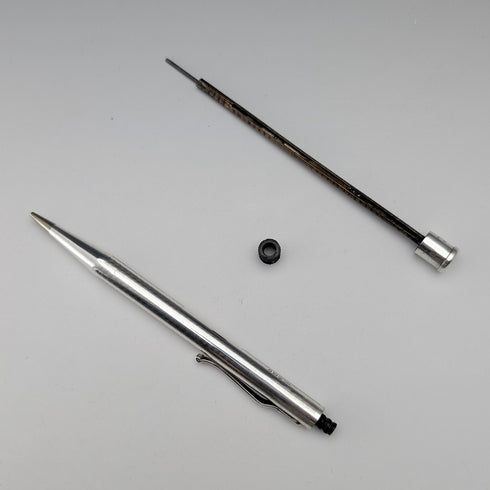 1947年英國Yard O' Red純銀推拉式鉛筆,附筆盒